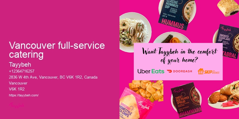 Vancouver halal catering for weddings