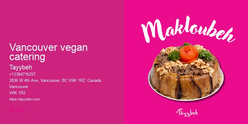 Catering for outdoor events Vancouver