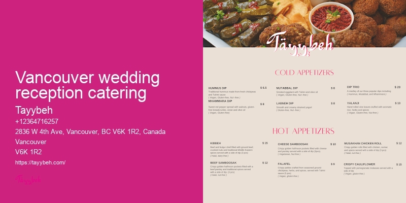 Syrian Food Taste Vancouver